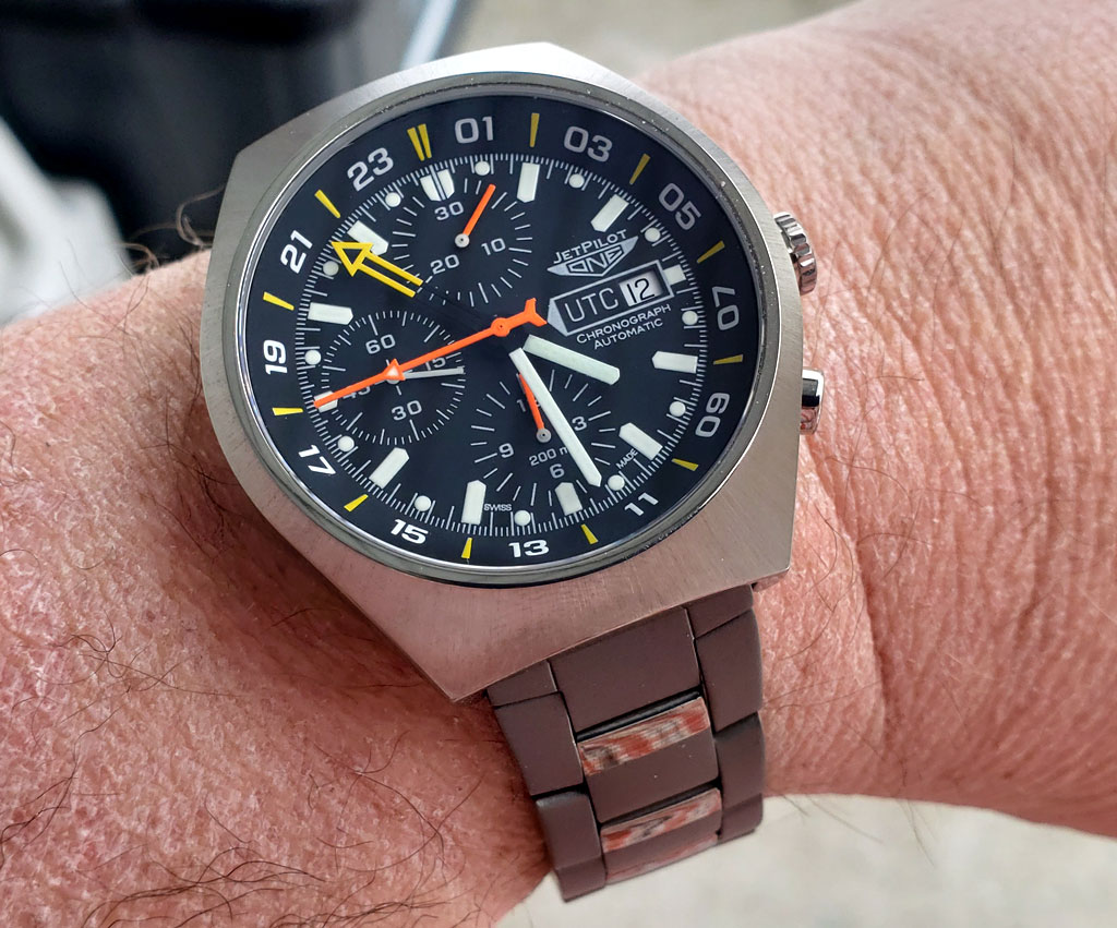 [ti]HappyDay[/ti]JetPilot JP1 UTC chronograph! Just arrived. Wallet