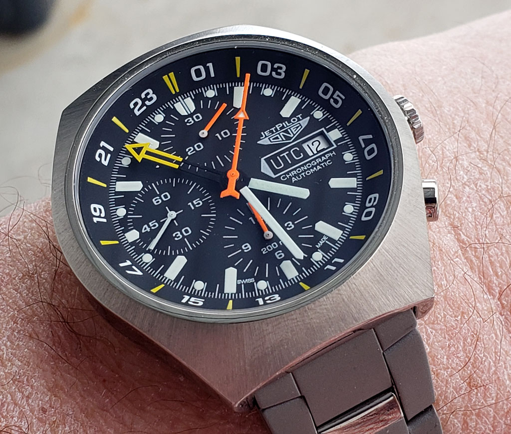 [ti]HappyDay[/ti]JetPilot JP1 UTC chronograph! Just arrived. Wallet