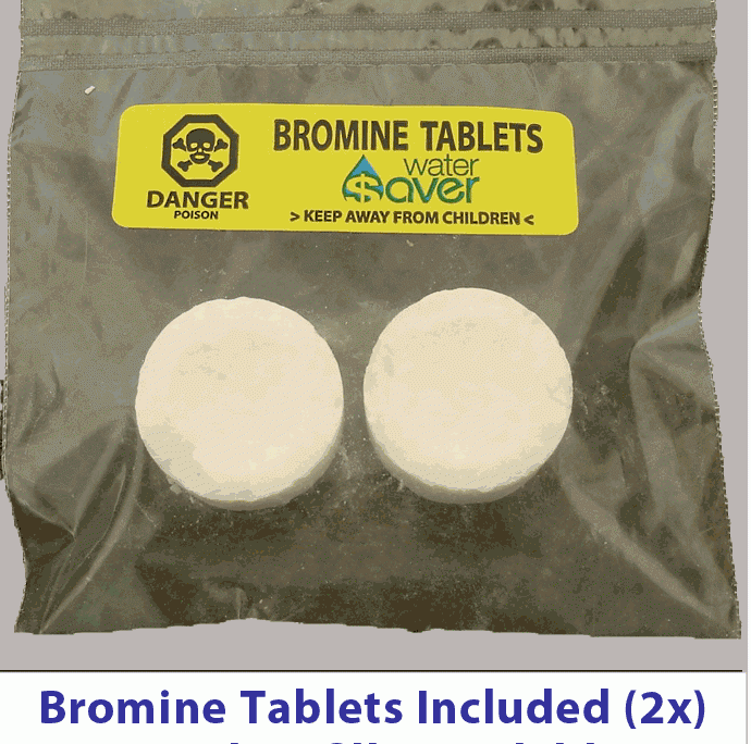 Flush n’ Clean Deluxe Toilet Bowl Cleaner InTank Bromine 4 Pack