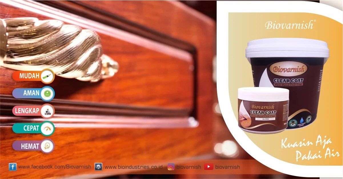 Mengenal Fungsi Pernis Kayu Dan Cara Aplikasi