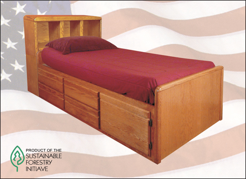 Oak and Pine Furniture for Children. Kids Beds, Desks and Trundle Beds