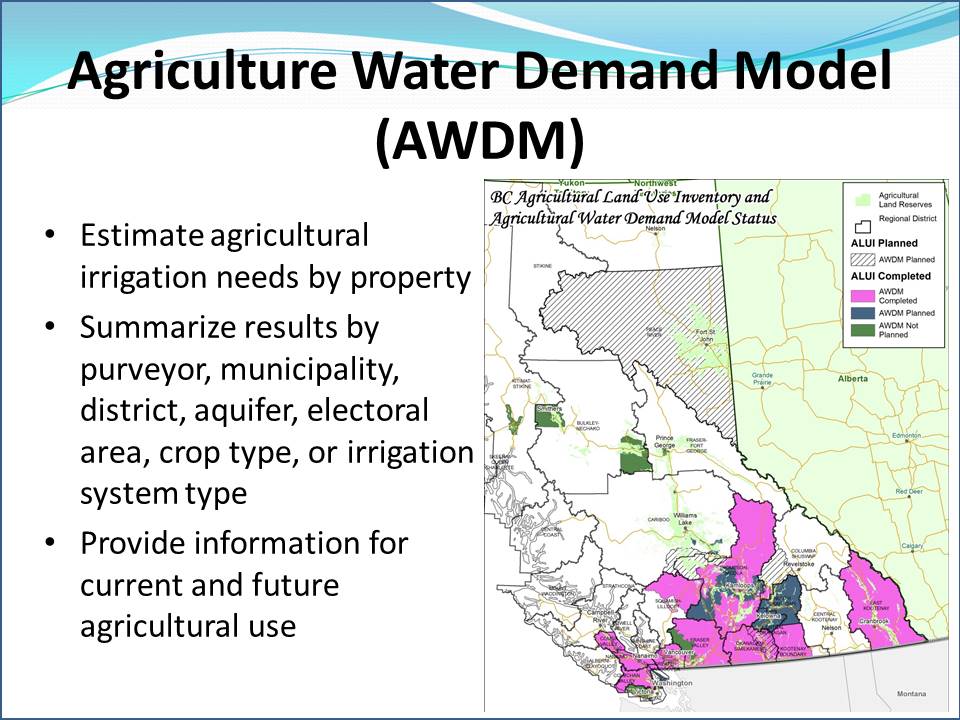 Metro Vancouver Agricultural Water Forum British Columbia's