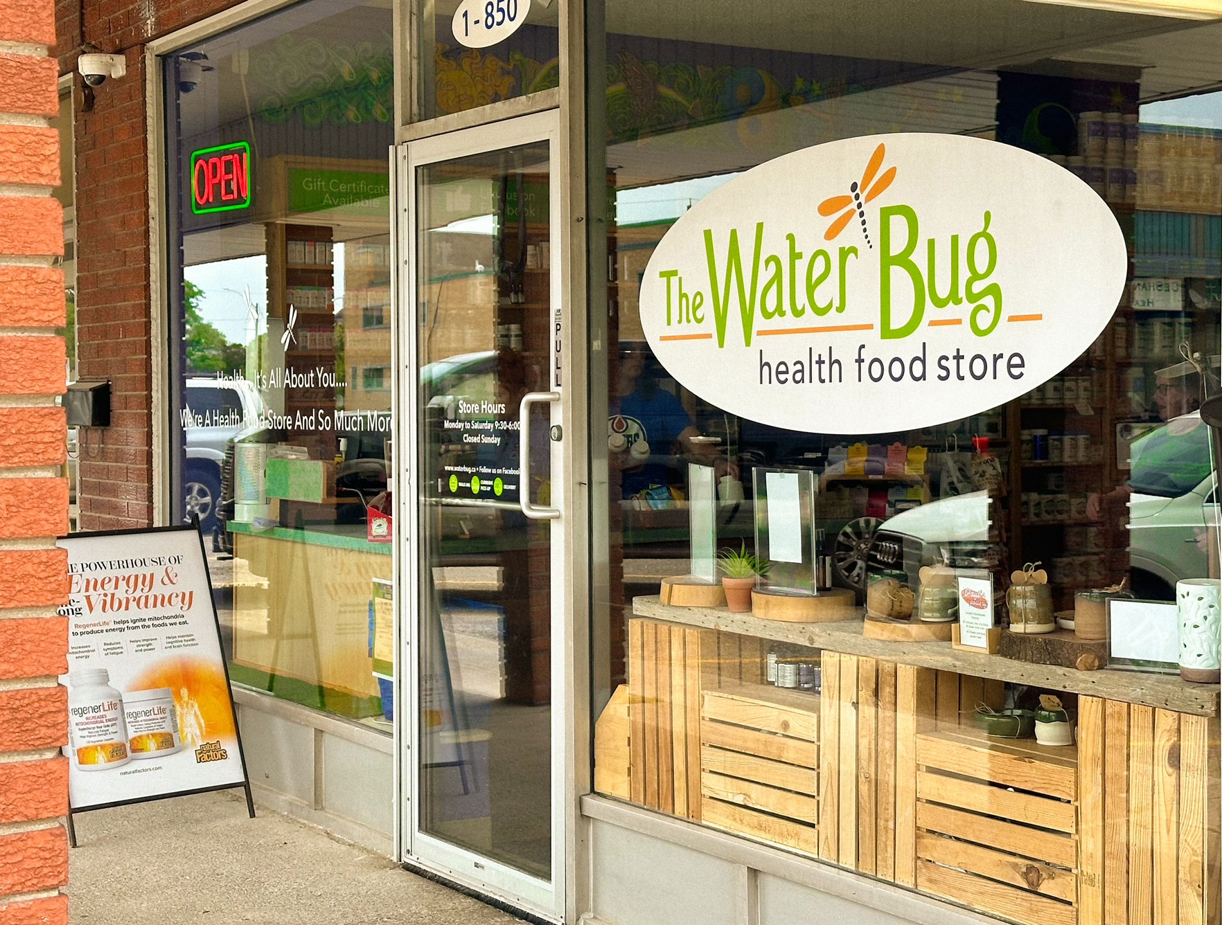 The Water Bug Health Food Store Serving Sarnia / Lambton