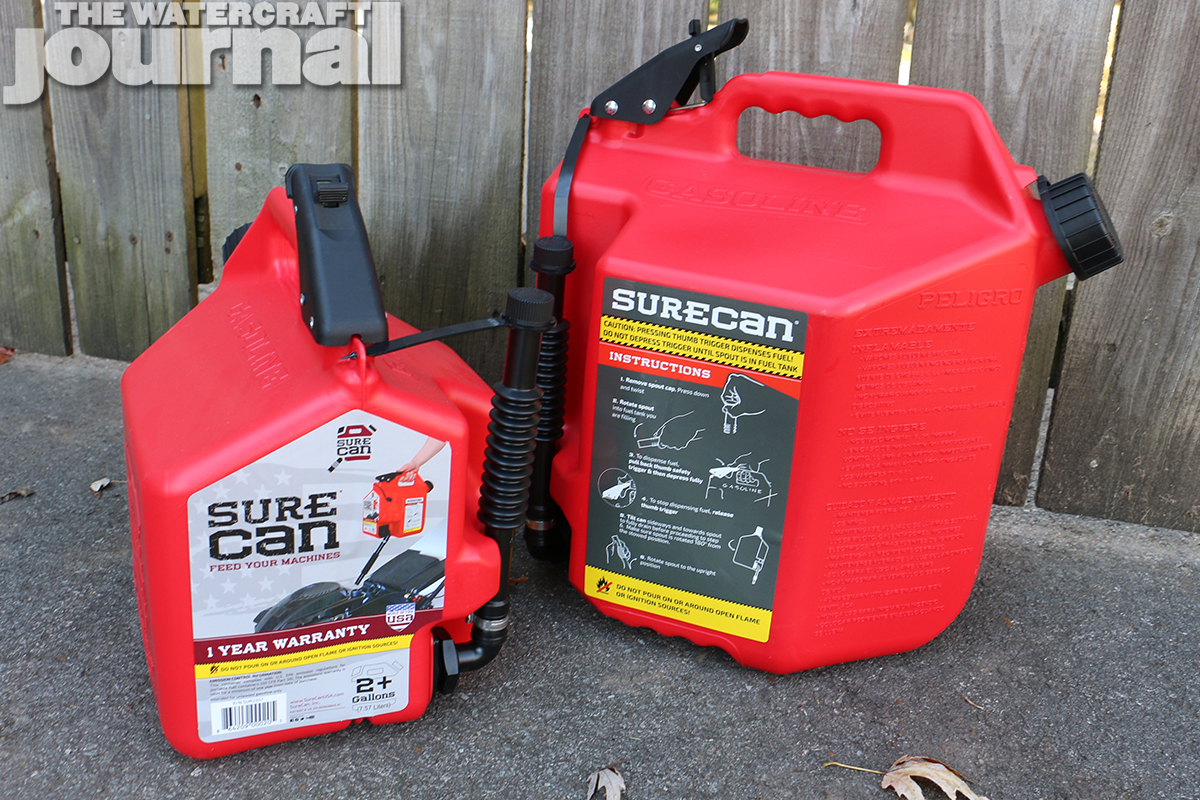Real Review SureCan Gas Cans The Watercraft Journal the best resource for JetSki