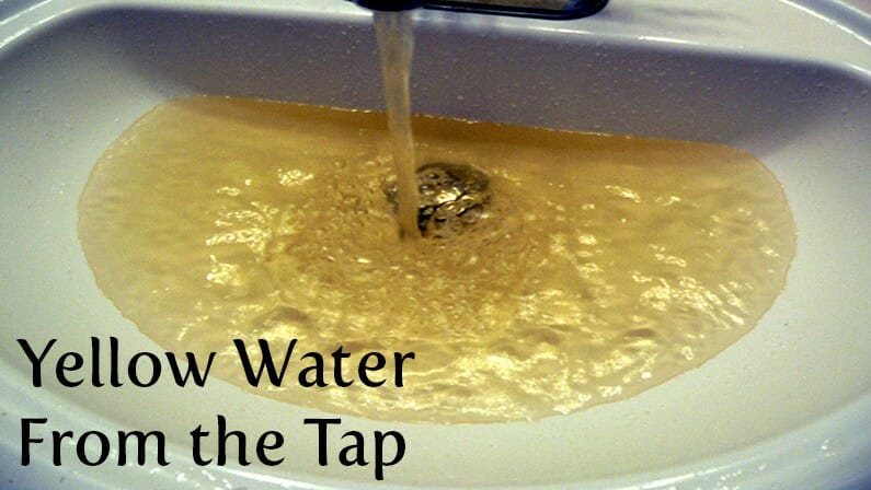 Yellow Water from the Tap Causes, Concerns, and Solutions