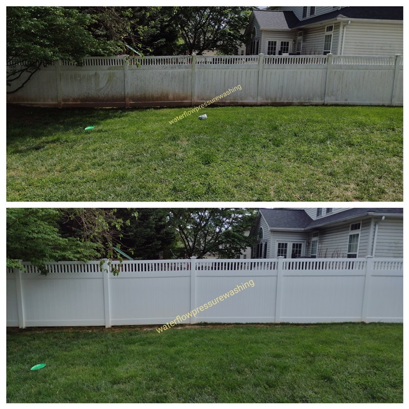 Fence Cleaning Owings Mills MD Waterflow Pressure Washing Services