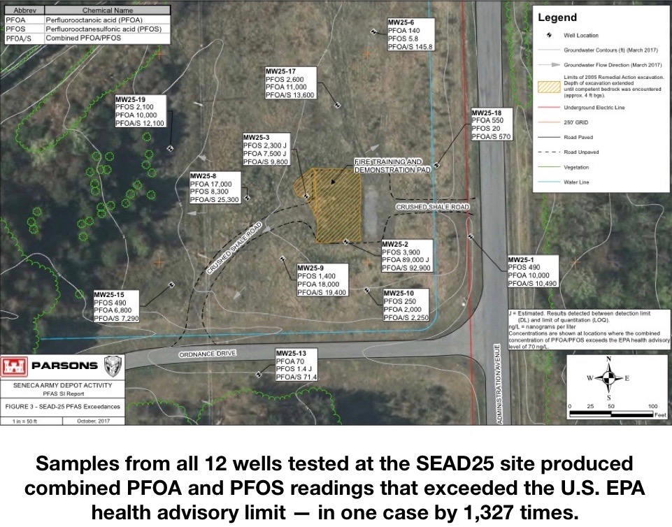 Carcinogenic chemicals plaguing Hoosick Falls rampant at Seneca Army