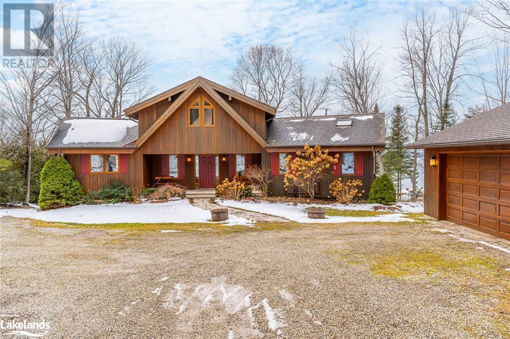 Meaford ChaletStyle Home on Bay Waterfront Property