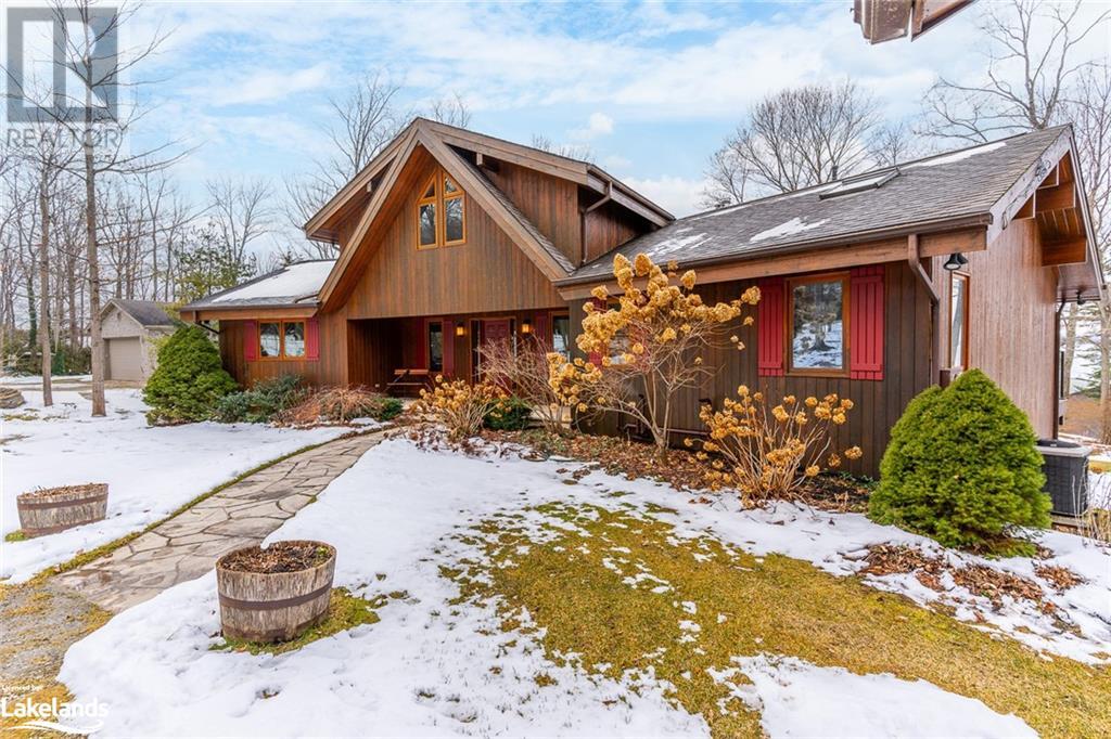 Meaford ChaletStyle Home on Bay Waterfront Property