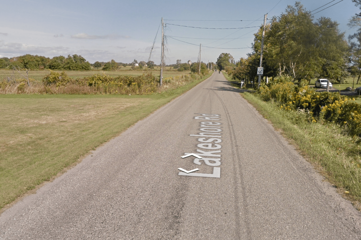 Lakeshore Road Clarington Great Lakes Waterfront Trail