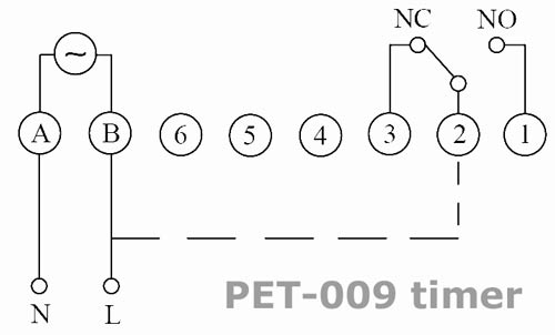 How to program and wire PET009 Timer