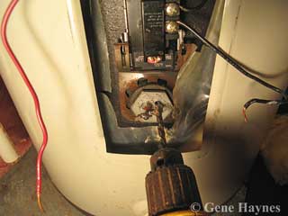 How to remove old water heater element: