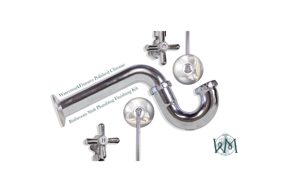 WatermarkFixtures Seven Piece Bath Sink Water Supply and Trim Kit