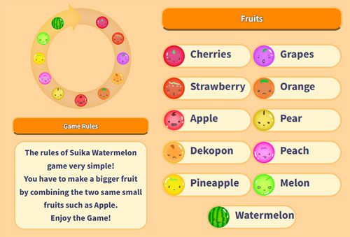 Watermelon Game - Play Suika Game English Version