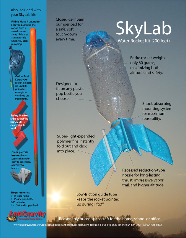 Water rocket ScienceDaily