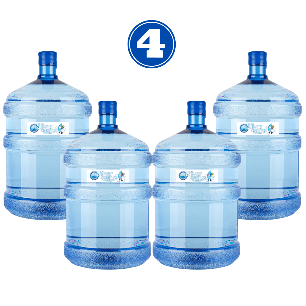 5Gallon 4 Pack Silver Springs Water Delivery Las Vegas