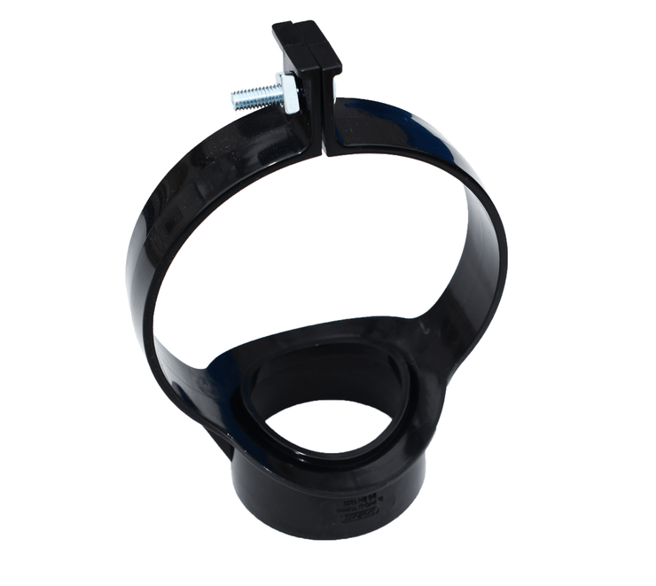 110mm PVCU Solvent Weld Strap On Saddle Water Powered Technologies