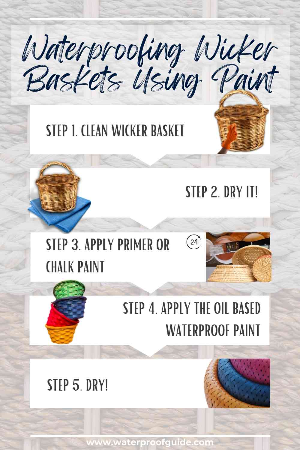 How To Waterproof Wicker Baskets Using Paint Or Tung Oil?