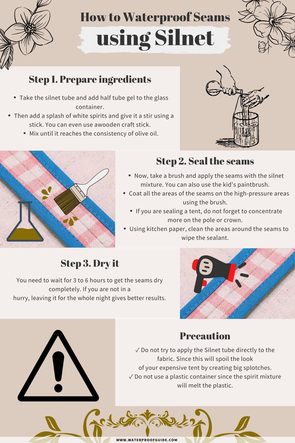 How To Waterproof Seams? [Step By Step Process & Precautions]
