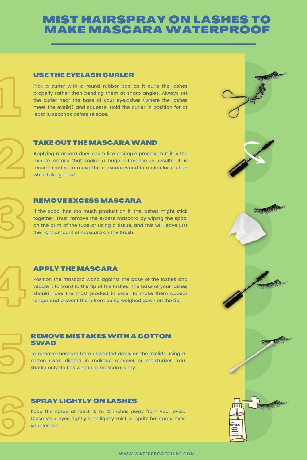 How To Make Mascara Waterproof Using Hairspray? [Step by Step]