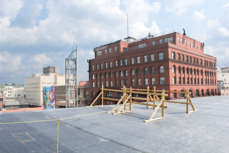 The Future Home of our Rooftop Bar Waters Center