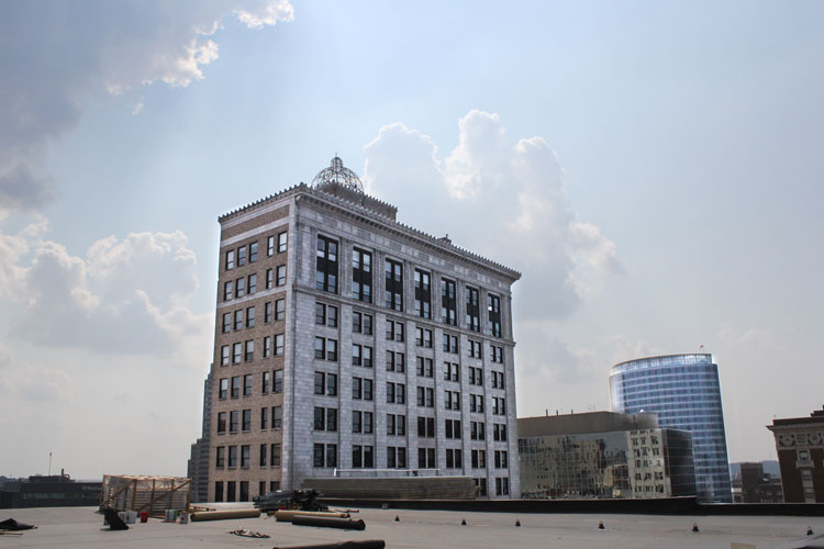 The Future Home of our Rooftop Bar Waters Center