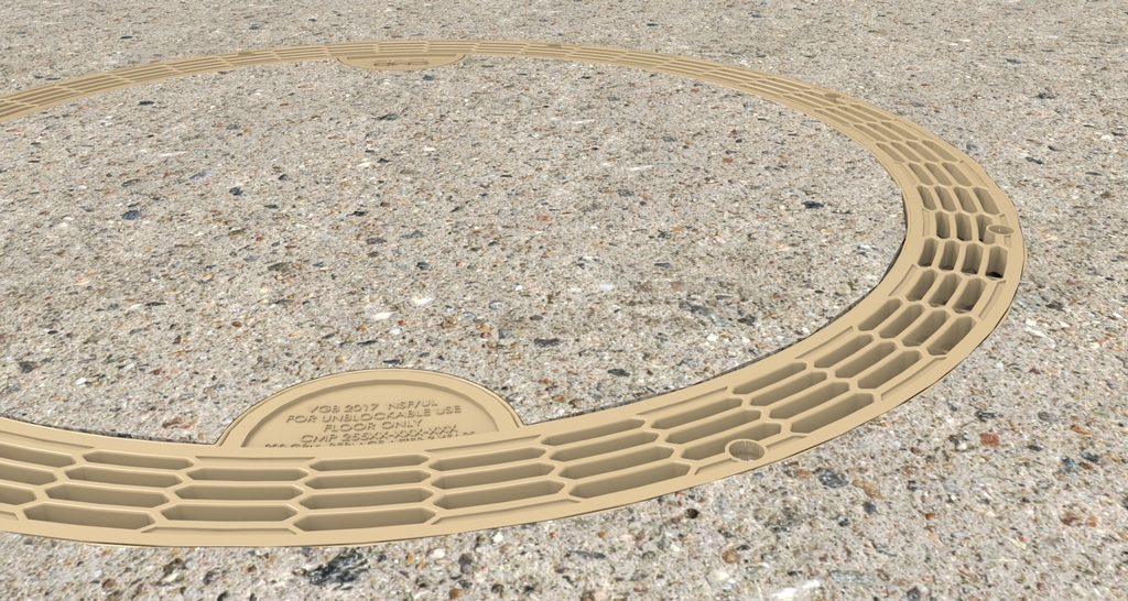 CMP Offers Unblockable Ring Drains Water Shapes