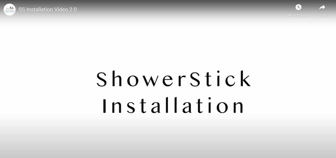 ShowerStick Installation Instructions WaterSticks