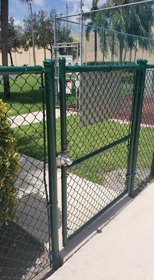 Pool gate locks installed!