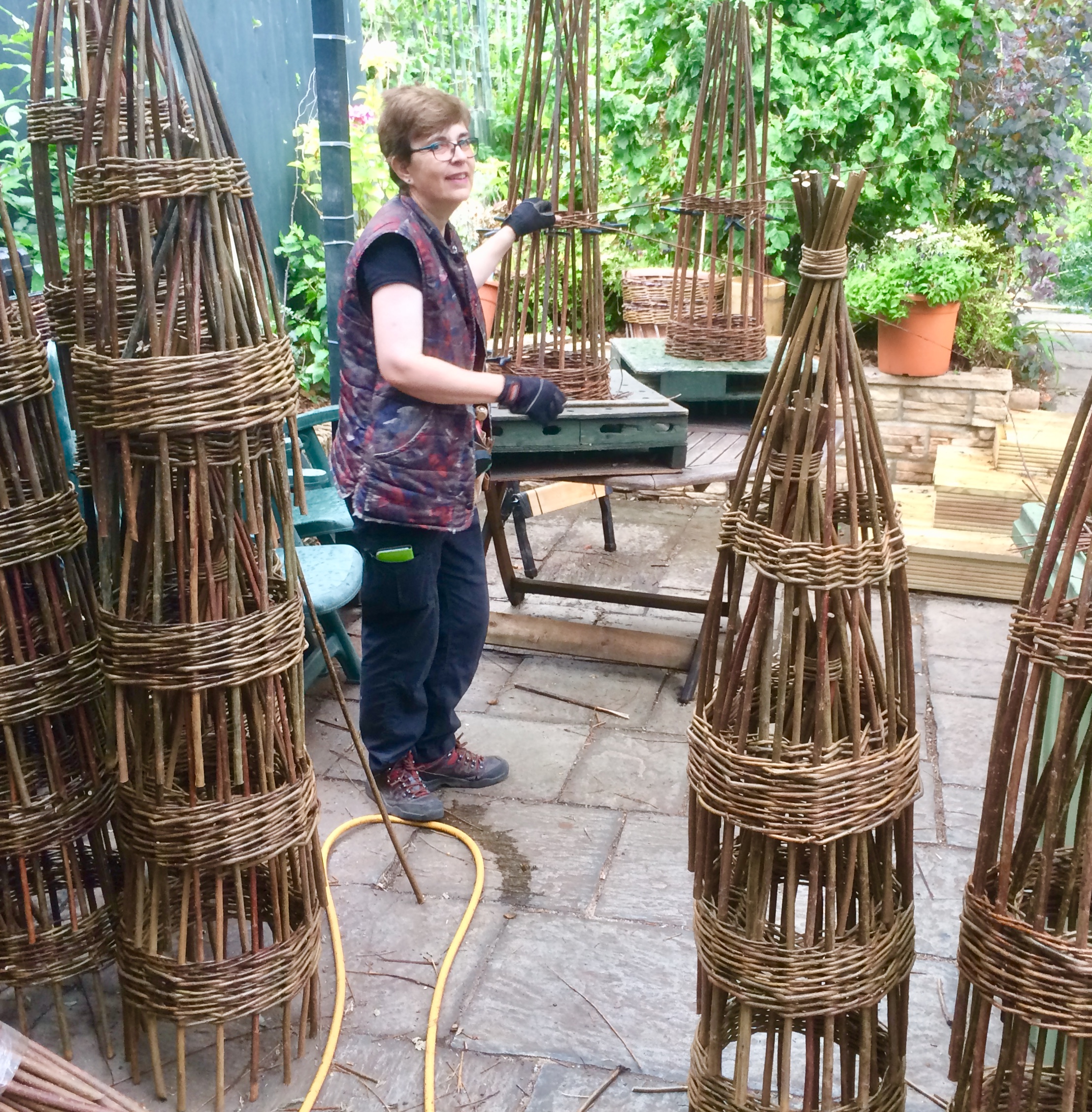 Spiral Willow Obelisks Waterwillows