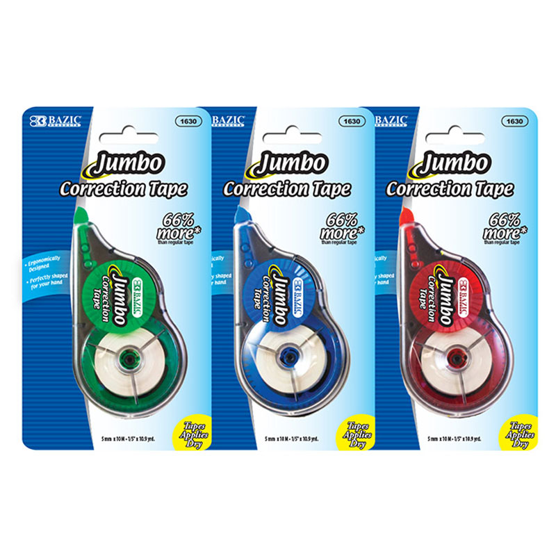 Correction Tape Jumbo 5mm x 394″ Watkins Online