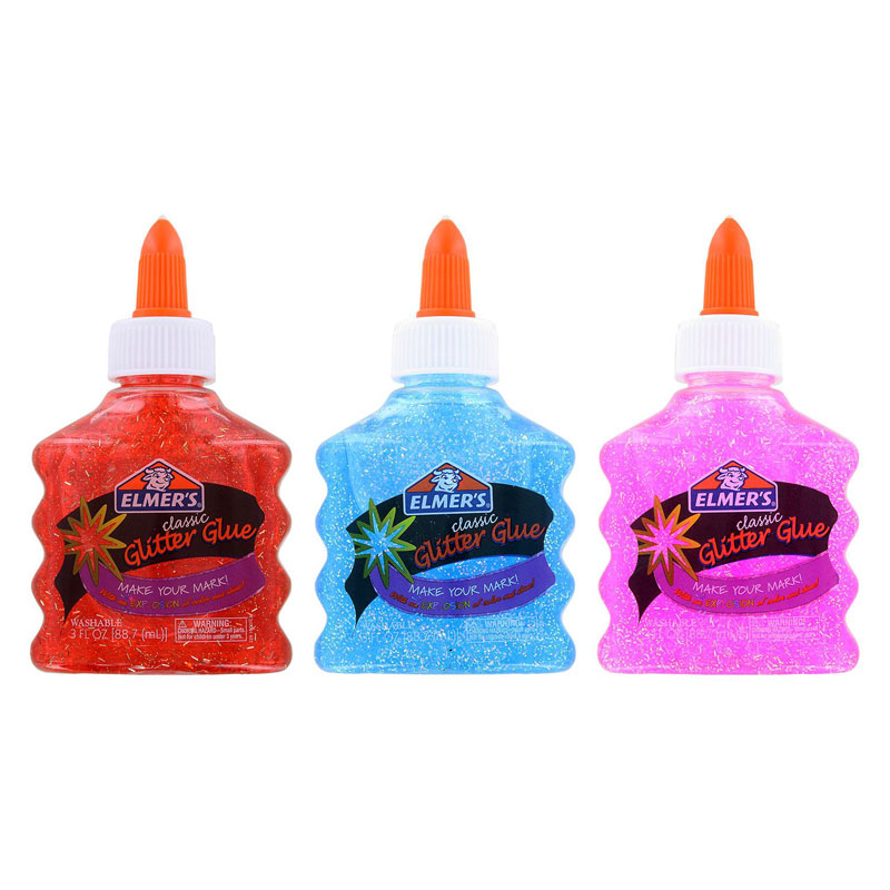 Elmer’s Classic Glitter Glue 3oz Bottle 239 *min order 6 units