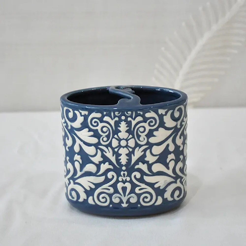 Blue And White Bathroom Accessory Set Heavenly Designs Watson