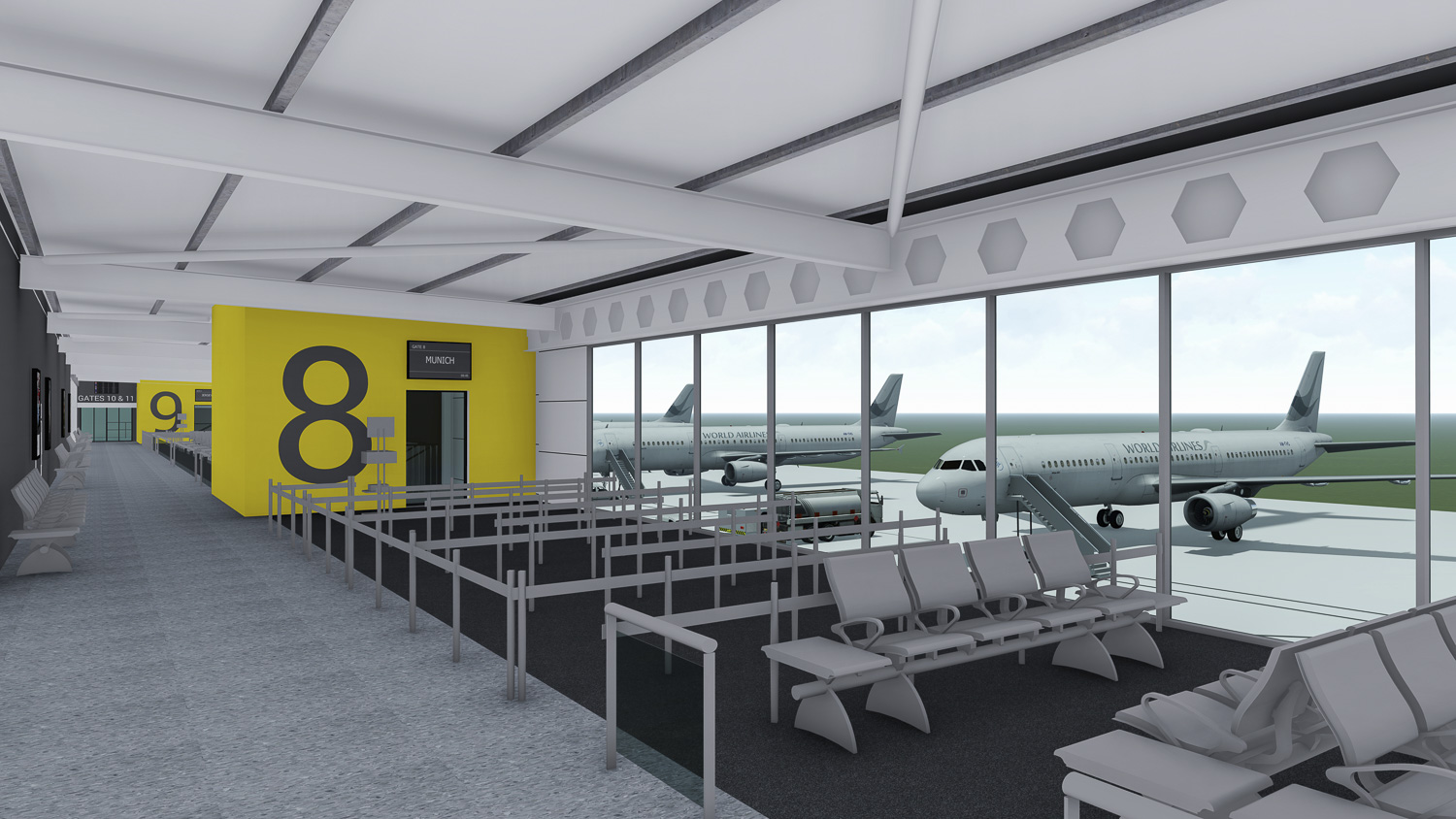 Leeds Bradford Airport Terminal Watson Batty