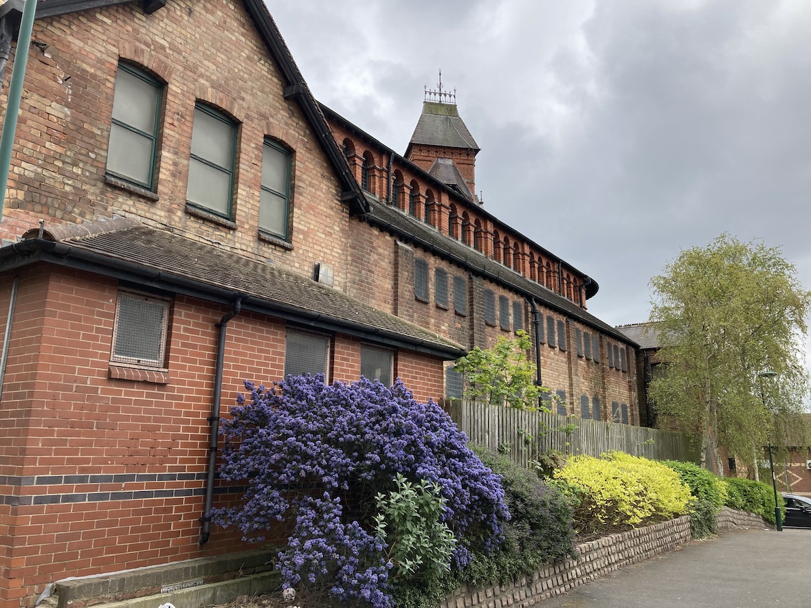 Inside Woodborough Road Baptist Church Watson Fothergill Walk