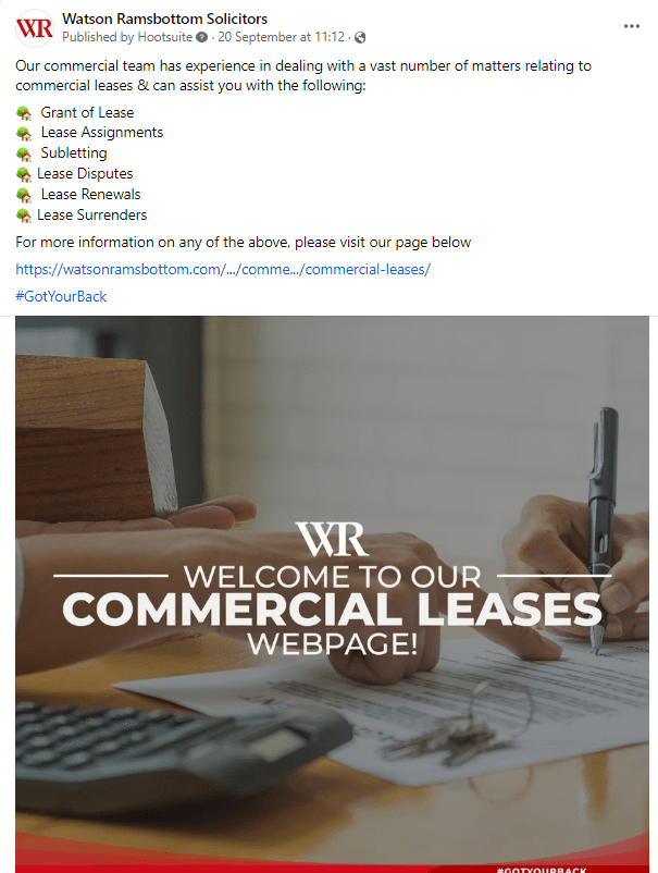 Commercial Property Recap Watson Ramsbottom Solicitors