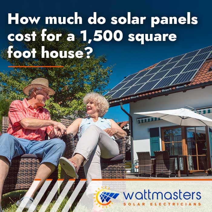 How much do solar panels cost for a 1,500 square foot house? (2024)