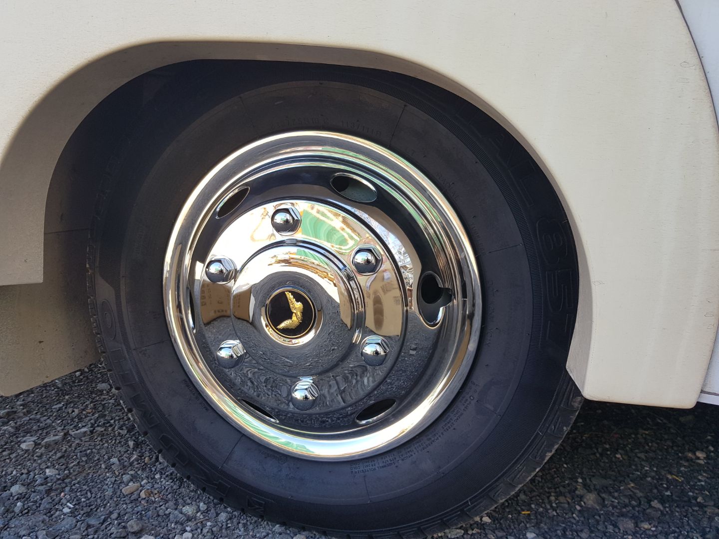 16" Stainless Steel Wheel Covers Sprinters, Fiats & More Watts Wheels