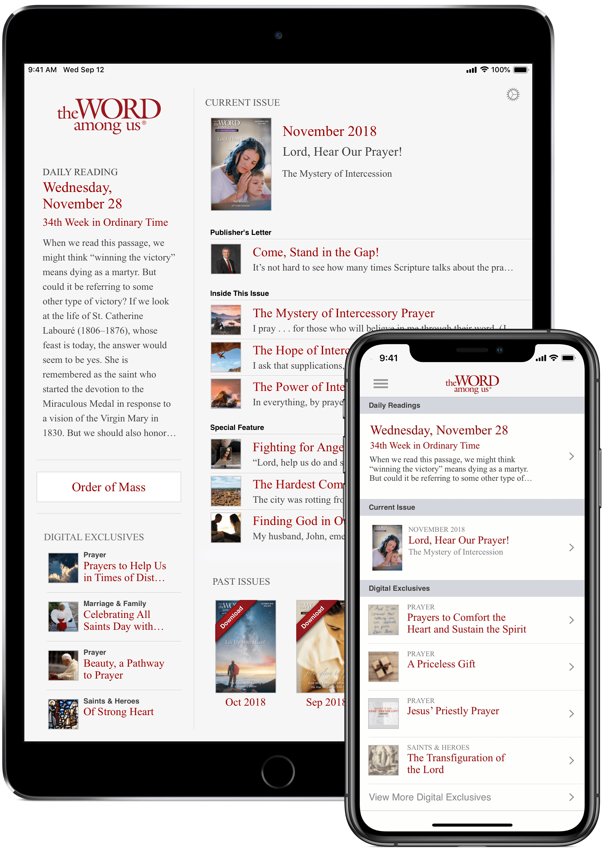 New Subscriptions to The Word Among Us