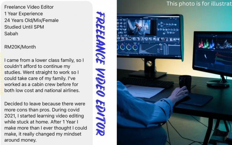 24yo Sabahan shares how she earns RM20k salary monthly after learning