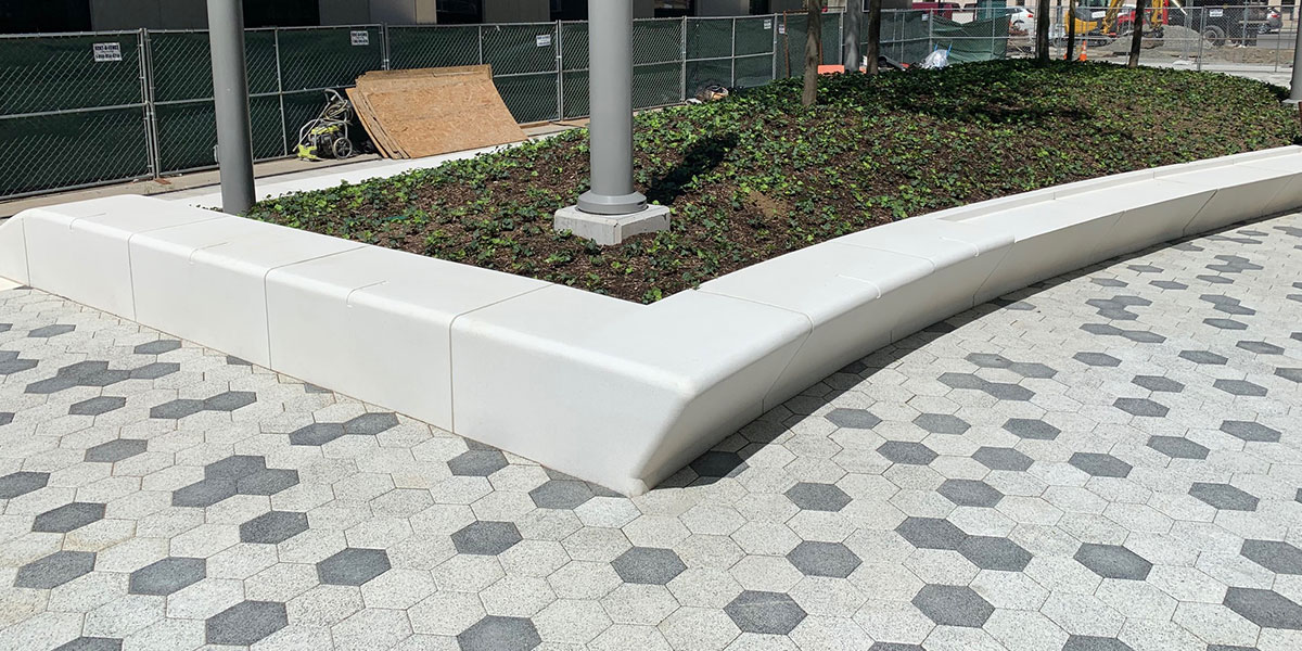 White Plains Library Plaza Wausau Tile