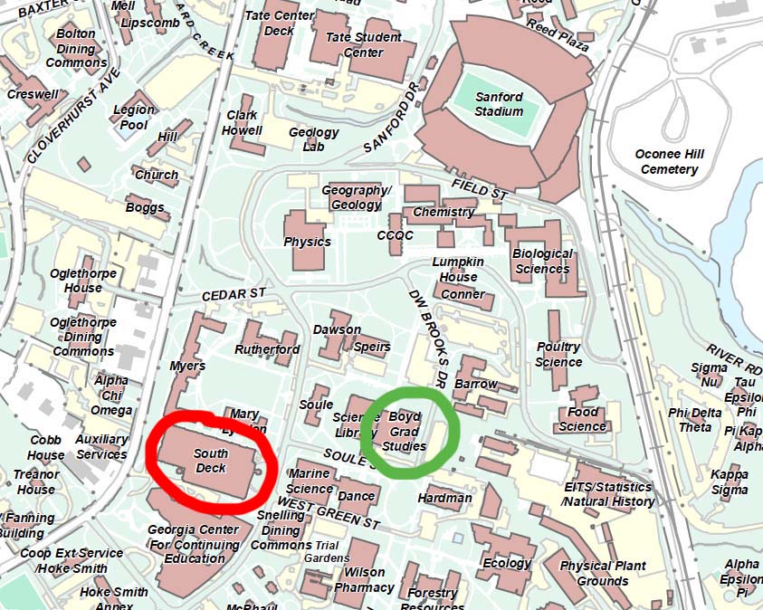 University Of Georgia Campus Map Plan A Visit Visit Uga Basketball Scores