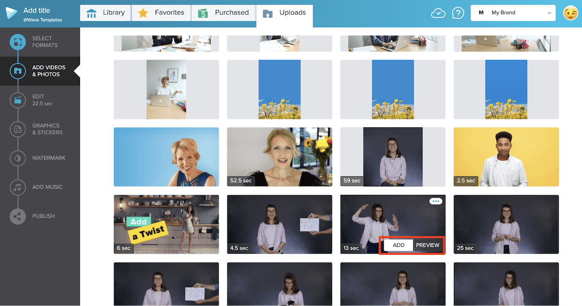 How to Put Video Clips and Images Together to Make One Video Wave
