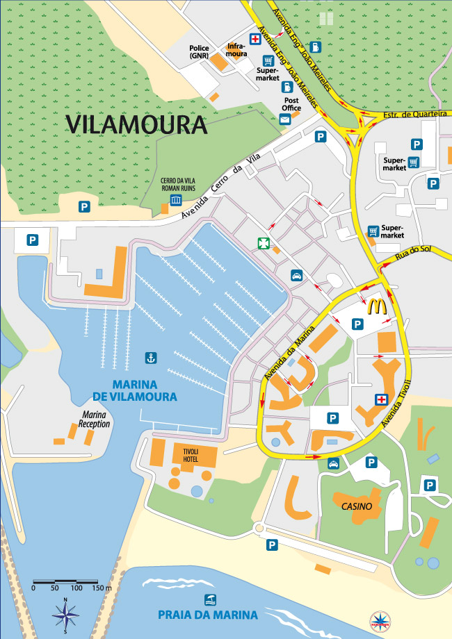 Vilamoura Map