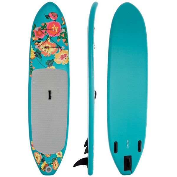 Supflex 10' Fun Flowery Inflatable SUP Board Review WavesChamp