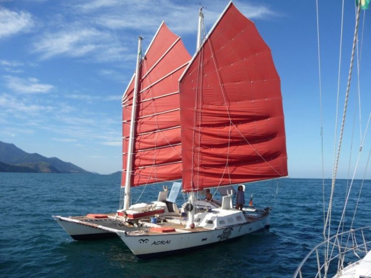 SAILS & RIGGING Junk Rigs For Cruisers Wave Train