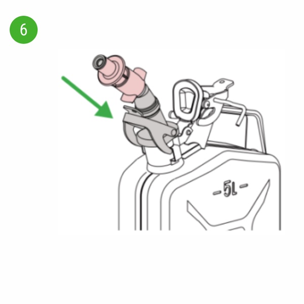 Connecting a 'Smart Spout' to a Style Wavian Fuel Can Wavian