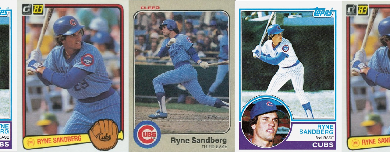 Ryne Sandberg Rookie Card Set Off Treasure Hunt in Summer of 1984 Wax Pack Gods