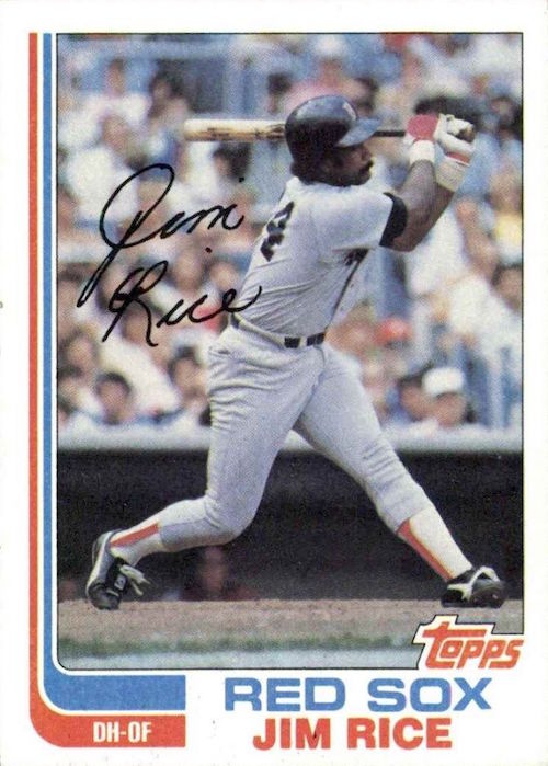 1982 Topps Jim Rice Wax Pack Gods
