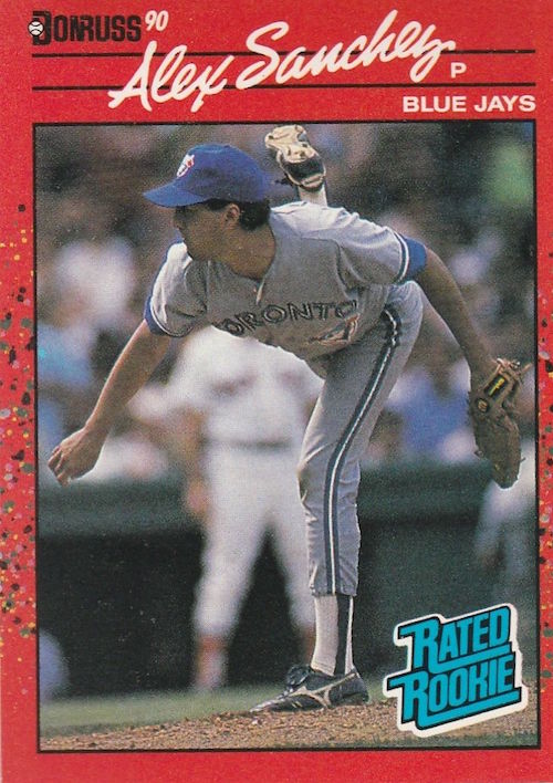 1990 Donruss Rated Rookies Alex Sanchez Wax Pack Gods